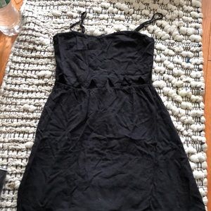 Mini black dress